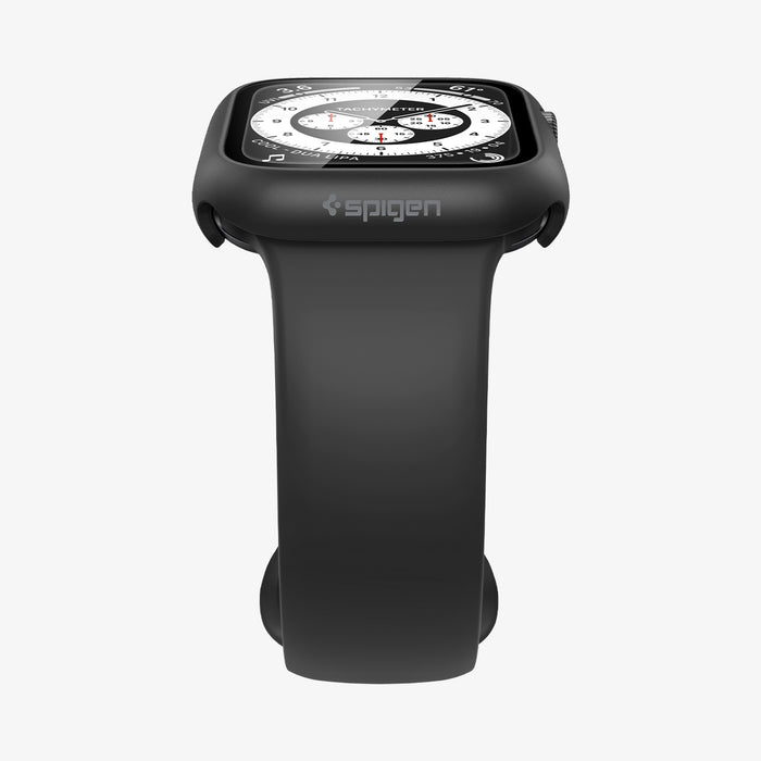 ACS11593 - Apple Watch Series Thin Fit 360 Apple Watch (40mm) in Black showing side and front