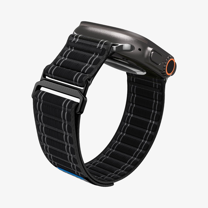 AMP10141 - Apple Watch Ultra (49mm) WBF0 in Black showing the sides, partial bottom and inner