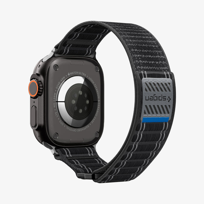 AMP10141 - Apple Watch Ultra (49mm) WBF0 in Black showing the back, partial inner and back