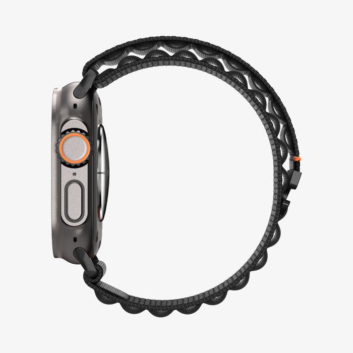 AMP10144 - Apple Watch Ultra (49mm) WBF1 in Black showing the side