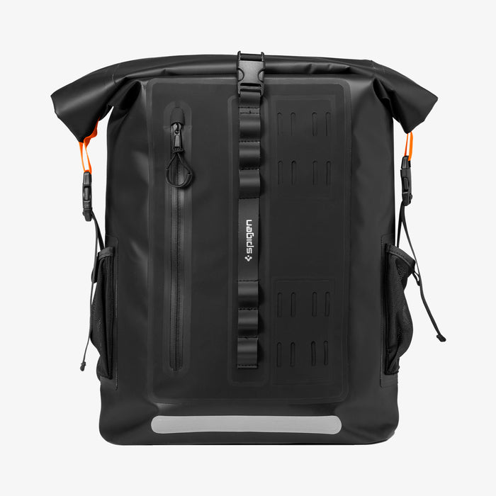 AMP07875 - AquaShield Waterproof Backpack A650 in Black showing the front