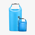 AMP06024 - AquaShield Waterproof Bag A630 in blue showing the front of big and small bag