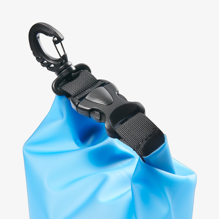 AMP06024 - AquaShield Waterproof Bag A630 in blue showing the buckle strap zoomed in