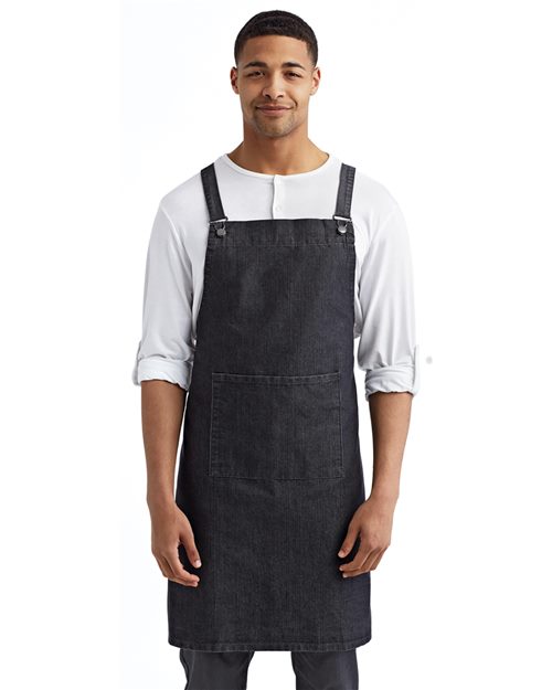 Artisan Collection by Reprime RP129 Cross Back Barista Bib Apron