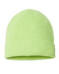 Atlantis Headwear ANDY Sustainable Fine Rib Cuffed Beanie - Ninja Transfers