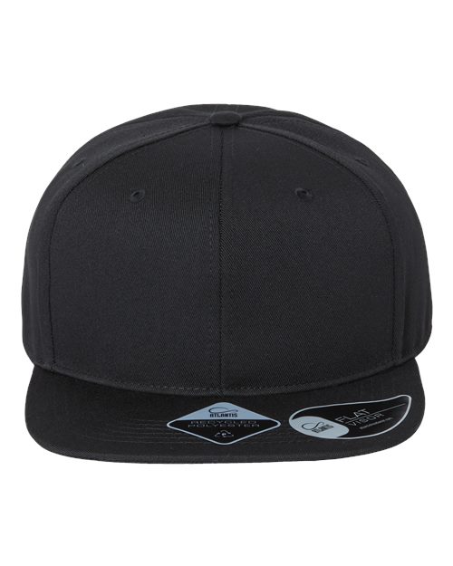 Atlantis Headwear JAMES Sustainable Flat Bill Cap - Ninja Transfers