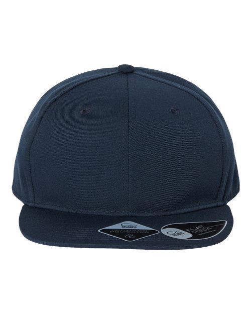 Atlantis Headwear JAMES Sustainable Flat Bill Cap - Ninja Transfers