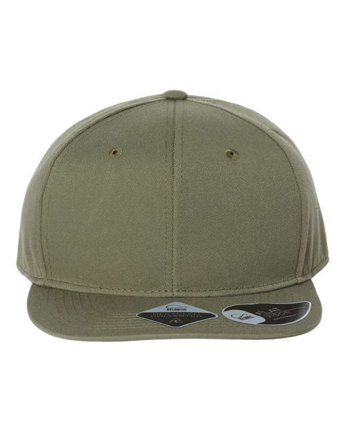 Atlantis Headwear JAMES Sustainable Flat Bill Cap - Ninja Transfers