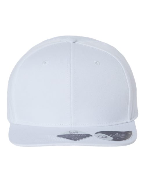 Atlantis Headwear JAMES Sustainable Flat Bill Cap - Ninja Transfers