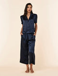 Audrey Mulberry Silk Crop PJ Set
