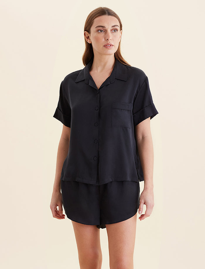 Audrey Washable Silk Boxer PJ Set