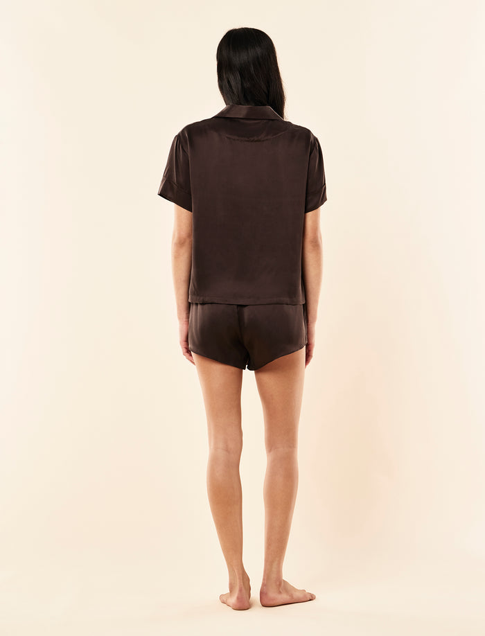 Audrey Washable Silk Boxer PJ Set