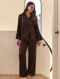 Audrey Washable Silk Full Length PJ Set