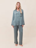 Audrey Washable Silk Full Length PJ Set
