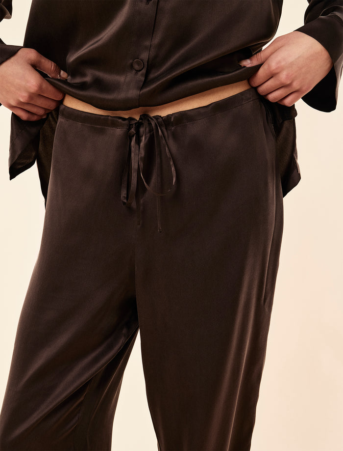 Audrey Washable Silk Full Length PJ Set