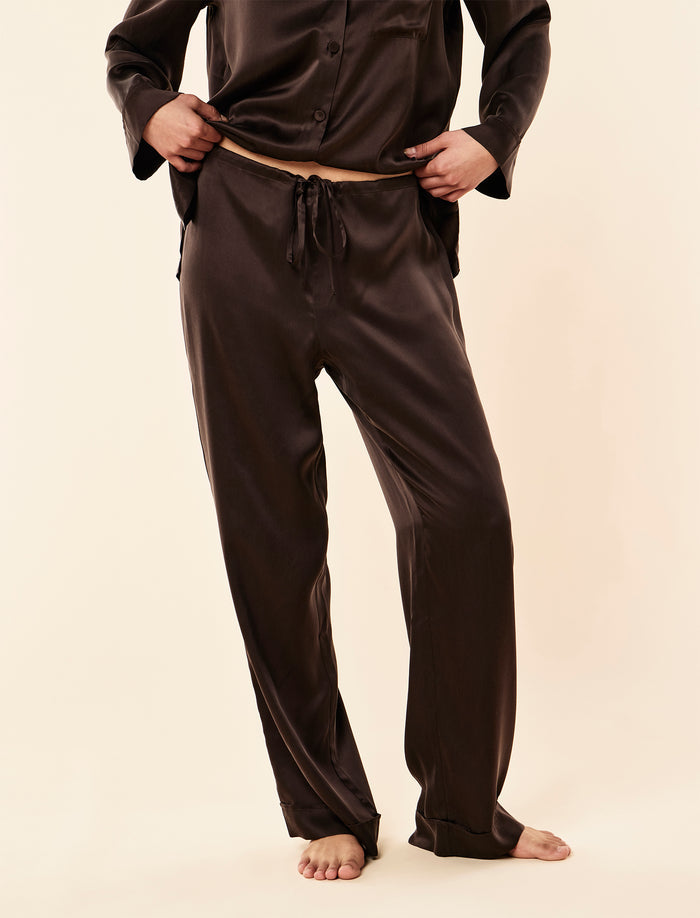 Audrey Washable Silk Full Length PJ Set