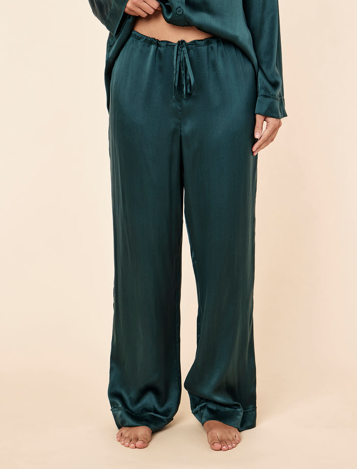 Audrey Washable Silk Full Length PJ Set