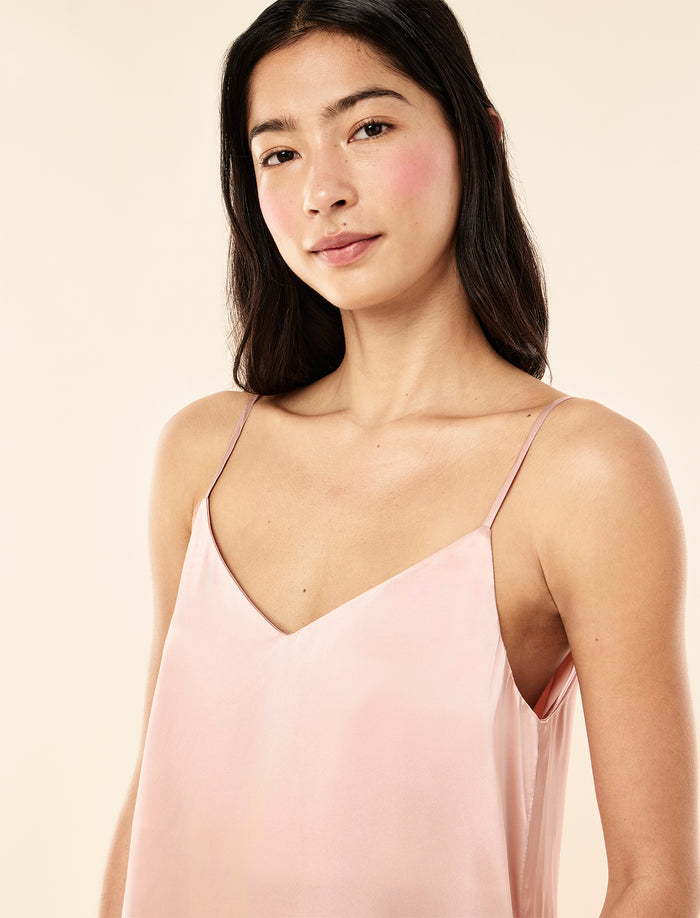 Audrey Washable Silk Slip Nightgown