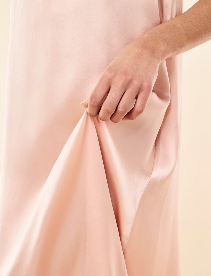 Audrey Washable Silk Slip Nightgown