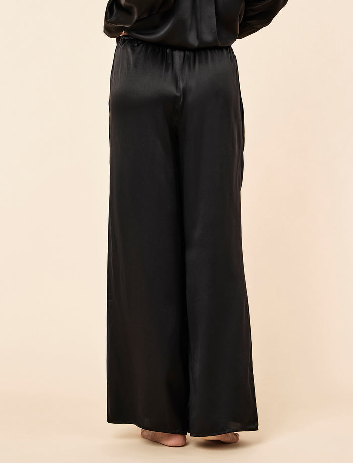 Audrey Washable Silk Wide Leg Pant