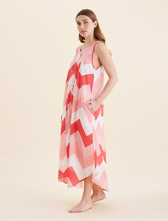 Ava Maxi Panel Front Nightgown