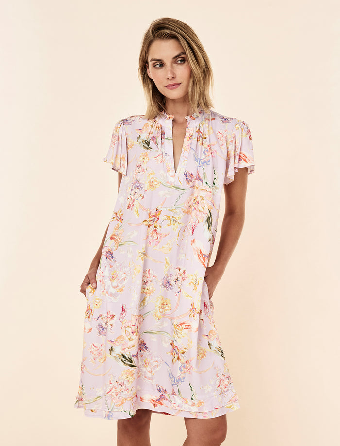 Bailey Flutter Sleeve Nightgown