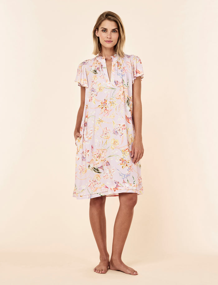 Bailey Flutter Sleeve Nightgown