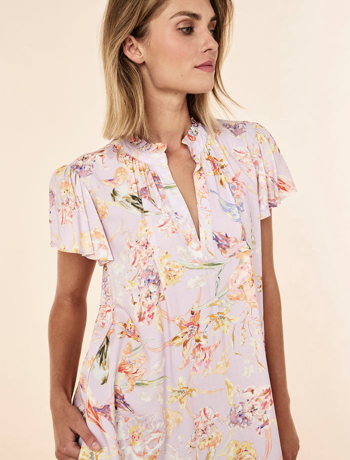 Bailey Flutter Sleeve Nightgown
