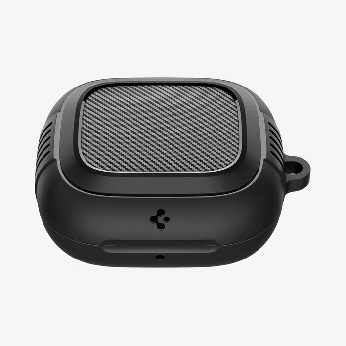 ACS09441 - Powerbeats Pro 2 Rugged armor in matte black showing the top and front