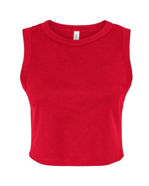 BELLA + CANVAS 1013 Women's Micro Rib Muscle Crop Tank