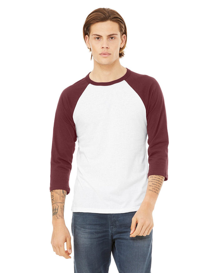 WHITE/ MAROON / XS