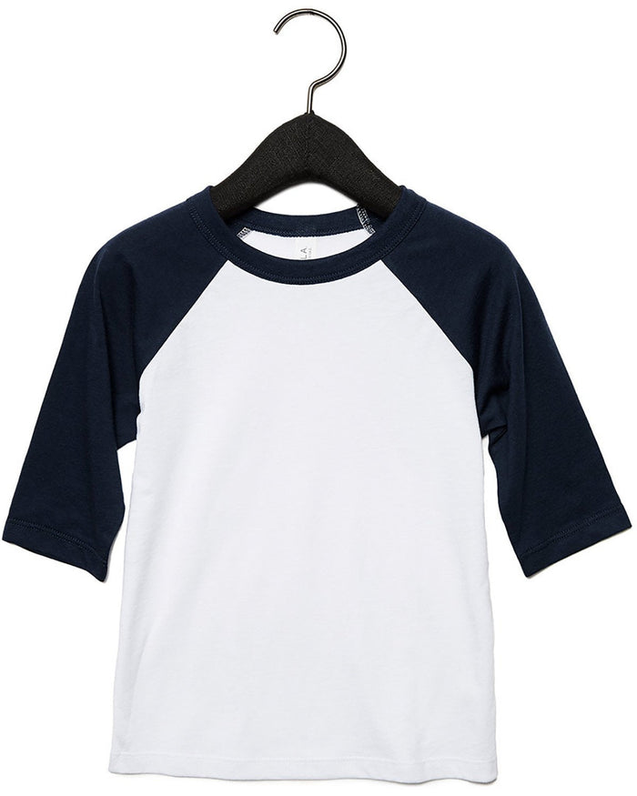 Bella + Canvas 3200T Toddler 3/4-Sleeve Baseball T-Shirt