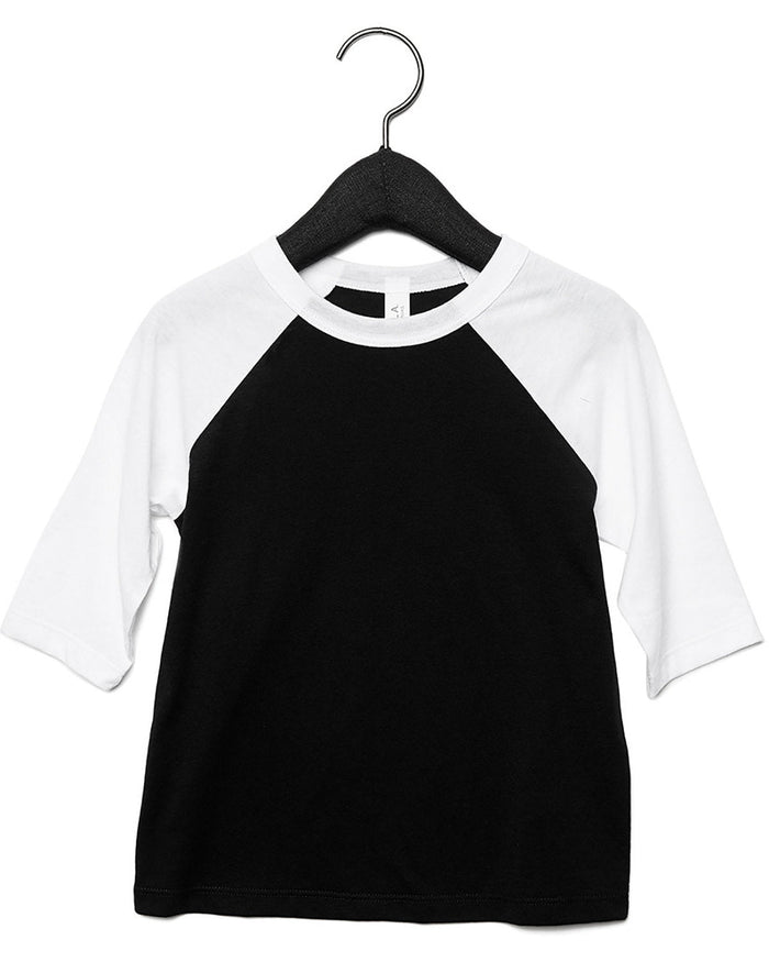 Bella + Canvas 3200T Toddler 3/4-Sleeve Baseball T-Shirt