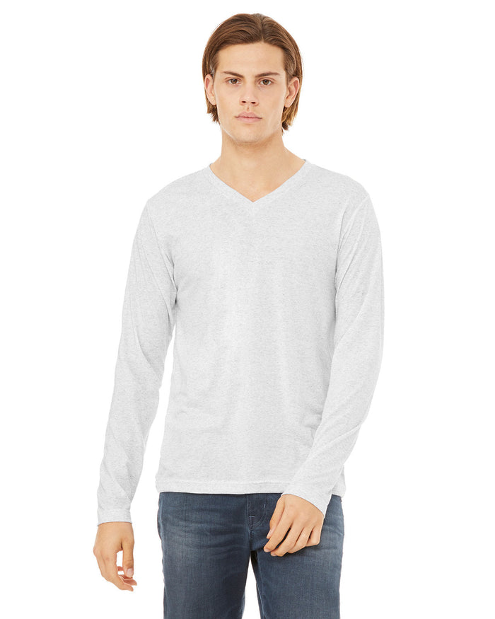 Bella + Canvas 3425 Unisex Jersey Long-Sleeve V-Neck T-Shirt