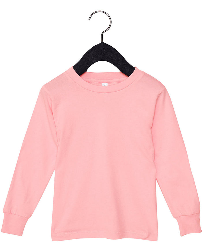 Bella + Canvas 3501T Youth Toddler Jersey Long Sleeve T-Shirt
