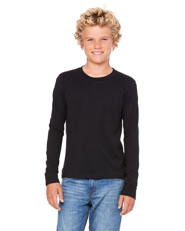 Bella + Canvas 3501Y Youth Jersey Long-Sleeve T-Shirt
