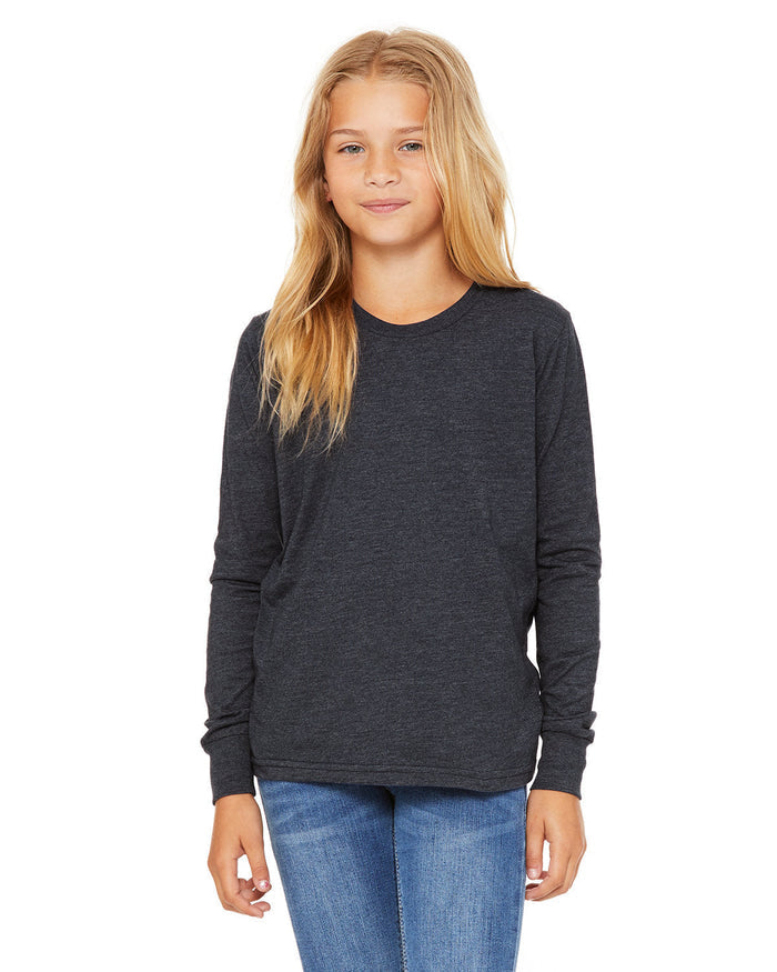 Bella + Canvas 3501Y Youth Jersey Long-Sleeve T-Shirt