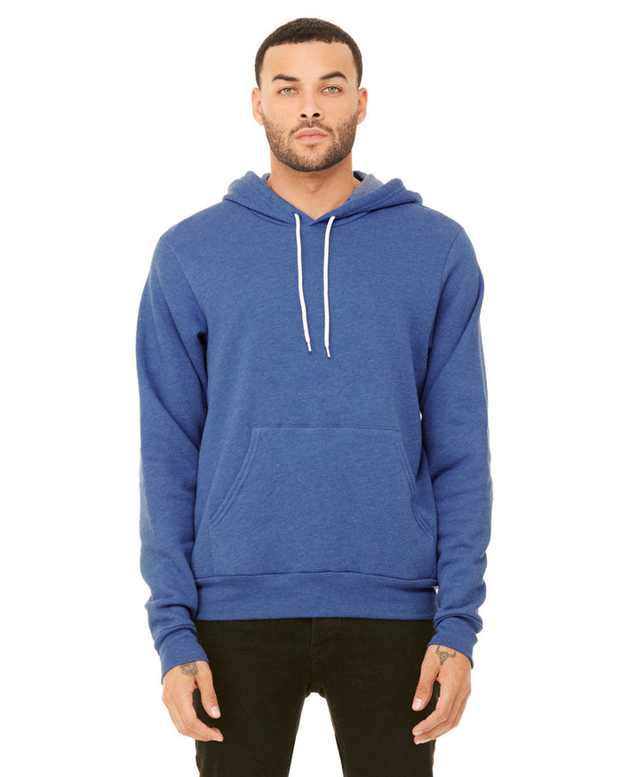 Bella + Canvas 3719 Unisex Sponge Fleece Pullover Hooded Sweatshirt