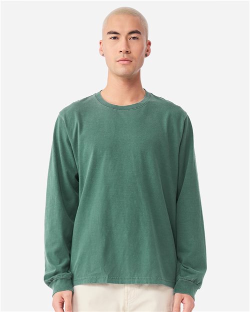 BELLA + CANVAS 4851GD Unisex Heavyweight Garment-Dyed Long Sleeve Tee