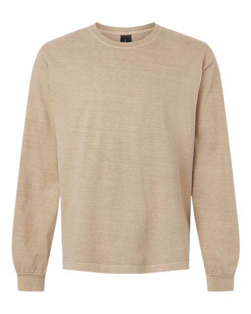 BELLA + CANVAS 4851GD Unisex Heavyweight Garment-Dyed Long Sleeve Tee