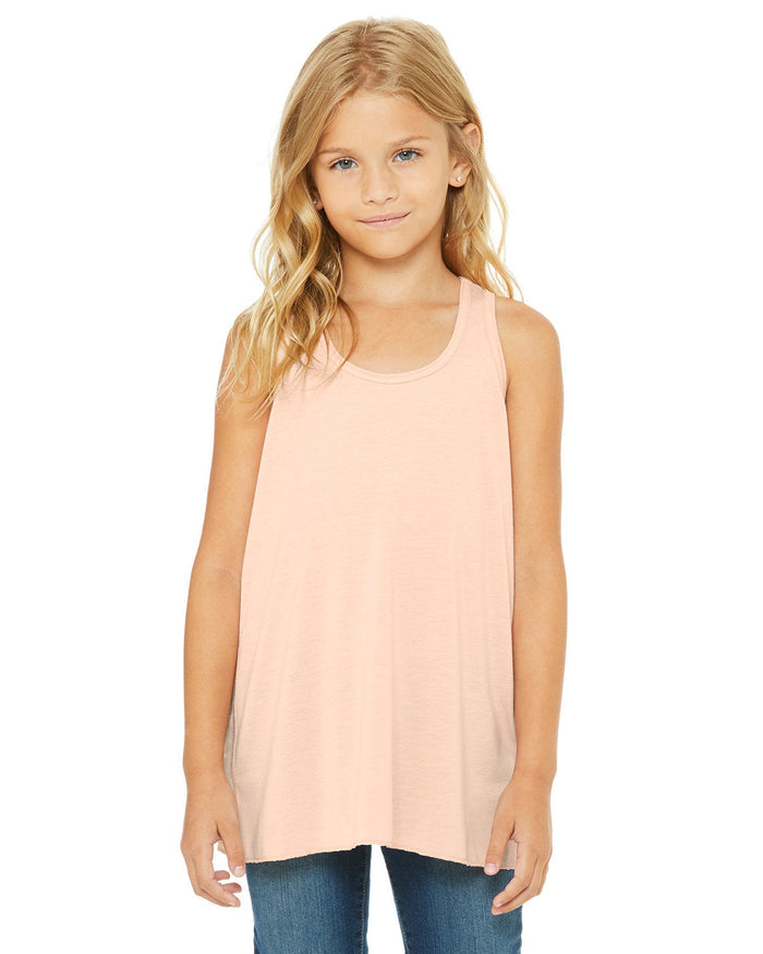 Bella + Canvas B8800Y Youth Flowy Racerback Tank
