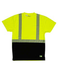Berne Apparel HVK017 Men's Hi-Vis Class 2 Color Blocked Pocket T-Shirt