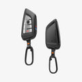 ACS10425 - BMW Key Fob Cover | BK100 in Matte Black showing the front and back.