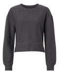 Boxercraft BW5102 Women's Ribbed Knit Cropped Boxy Crew