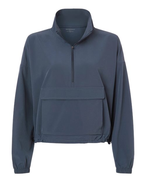 Boxercraft BW5204 Women's Stretch Woven Quarter-Zip Pullover