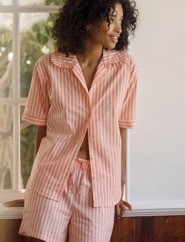 Butterscotch Stripe Boxer PJ Set