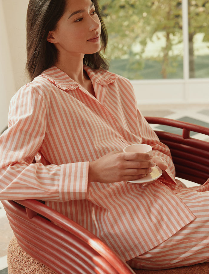 Butterscotch Stripe Full Length PJ Set