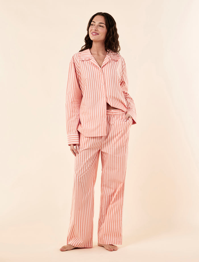 Butterscotch Stripe Full Length PJ Set