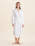Camille Silk Lace Maxi Robe