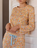 Carly Organic Knit Boxy Long Sleeve Tee & Full Length Pant Set